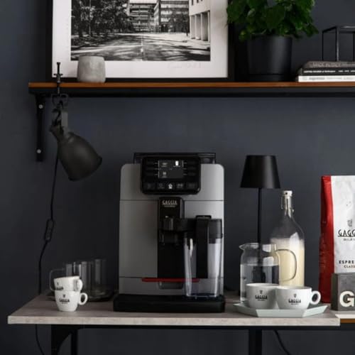 Image of Kaapi Solutions Cadorna Prestige Super-Automatic Espresso Machine - Moon Grey, 14 One-Touch Drinks, Built-in Grinder, Milk Carafe, TFT Display