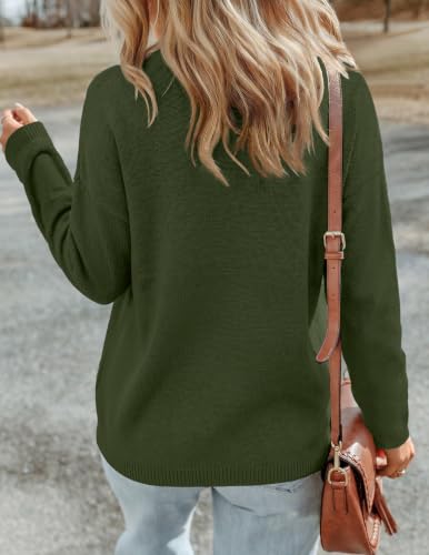 Image of Zeagoo Sweaters for Women Fall Outfits Trendy 2025 Long Sleeve Shirts Bussiness Casual Knit Pullover Sweater Tops