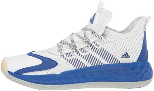 adidas unisex adult Coll3ctiv3 2020 Low Basketball Shoe, White/Royal Blue/White, 18 US | Image 7