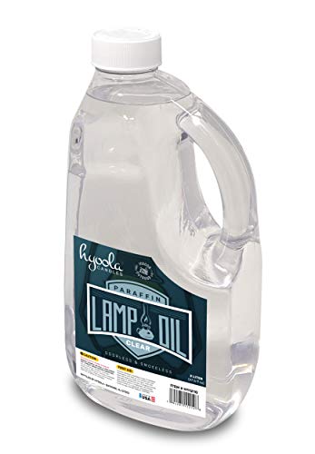 Hyoola Liquid Paraffin Lamp Oil - Clear Smokeless, Odorless, Ultra Clean Burning Fuel For Indoor And Outdoor Use - Highest Purity Available - 2 Liter #TOP4
