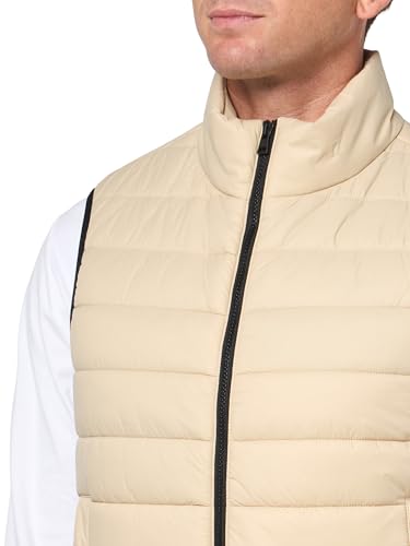 HUGO Mens Contrast Logo Lightweight Nylon Padded Vest3