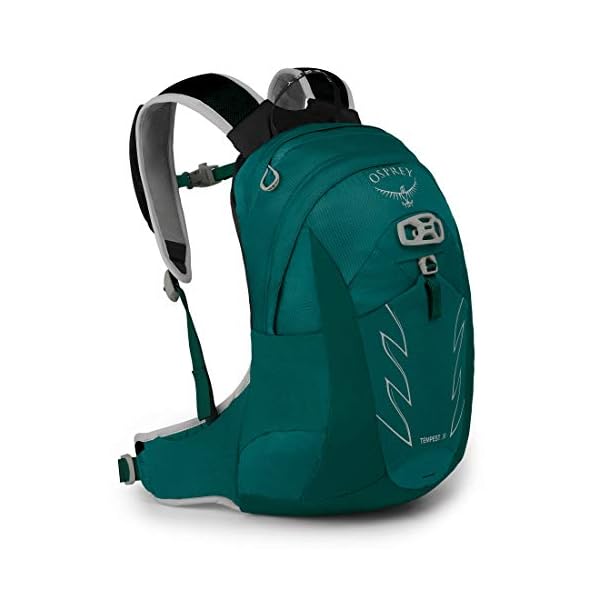 Osprey Tempest Jr Girl's Hiking Backpack, Jasper Green