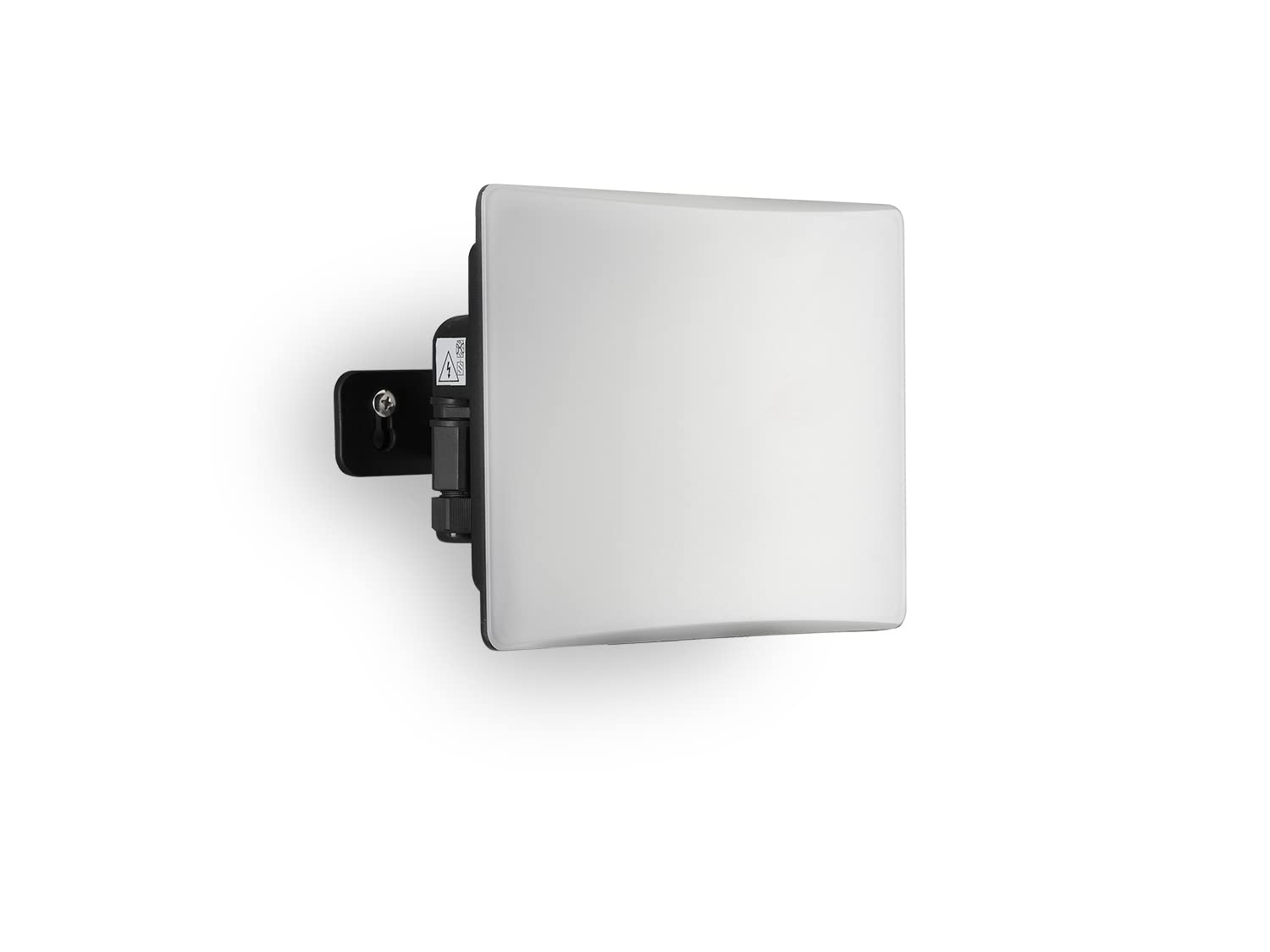Auraglow 50W 4200lm Full Screen Slimline Compact LED Flood Light Black Outdoor Wall Lamp