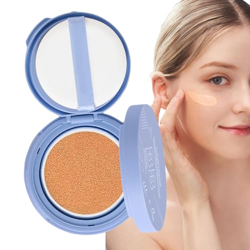 Dmuzsoih Base Cushion | Cosméticos Hidratantes Y De Larga Duración,Base de Maquillaje en Cushion de Aire CC Cream,Para Piel Sensible Grasa Seca Uso Diario Citas Viajes Boda Fiesta Bar Cumpleaños
