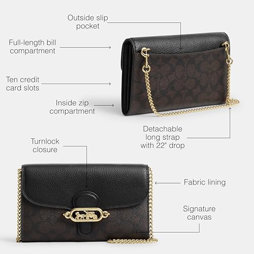 Coach Chain Crossbody, IM/Walnut/Black3