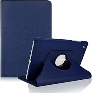World biz Case For Samsung Galaxy Tab A7 Lite 8.7 Inch 2021 Tablet SM-T220/T225/T227, 360 Degree Rotation Protective Stand Leather Cover, Auto Wake/Sleep Galaxy Tab A7 Lite 8.7'' (Navy)