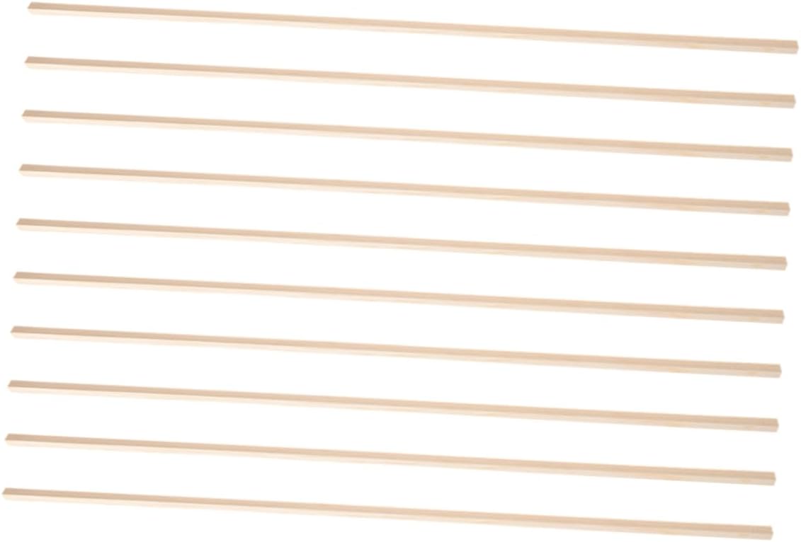 12pcs Wooden Window Decorative Trim 8mm DIY Model Wood Strip