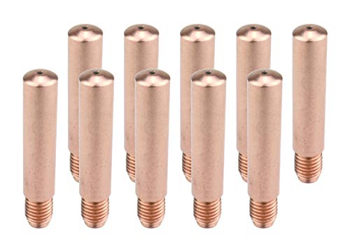SÜA - Heavy-Duty Contact Tips - Compatible with Lincoln/Magnum 200 to 400 and Tweco #2 to #4 Guns - Size: 0.035'' (0.9 mm) - Model: 14H-35 - (10 PACK)