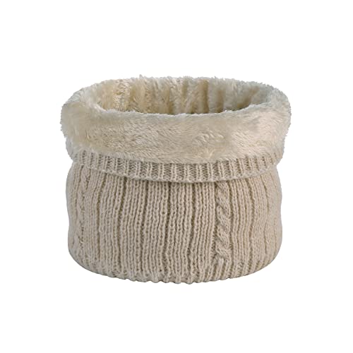 Winter Scarf Neck Warmer Gaiter - Men Women Cold Weather Knit Warm Fleece Ski Tube Circle Scarves Windproof Gift