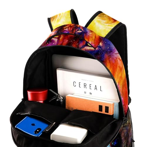 Sac à dos d'école ergonomique multicolore avec grand volume ado