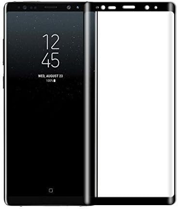 Tingtong Full Coverage Edge-to-Edge 5D Tempered Glass Screen Protector for Samsung Galaxy Note 8 (Black)