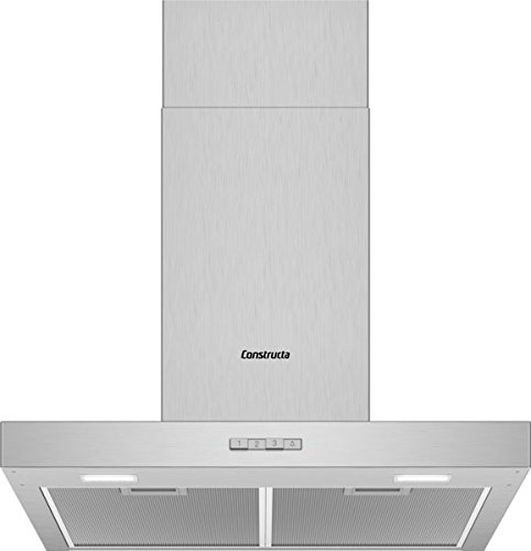 CONSTRUCTA CD636650 Wandhaube/Edelstahl / 60 cm/LED Beleuchtung