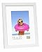 Deknudt Frames S44CF1- Cornice per foto, Legno/MDF/Vetro, Bianco, Per foto 30 x 45 cm
