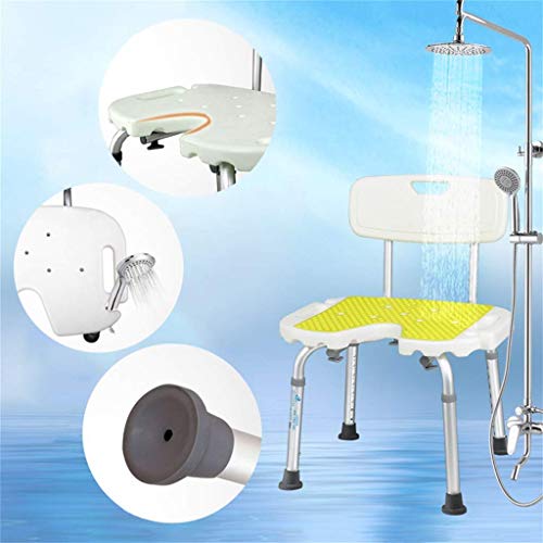 Fauteuil de douche stable pour se laver assis sans risque de glisse - 5