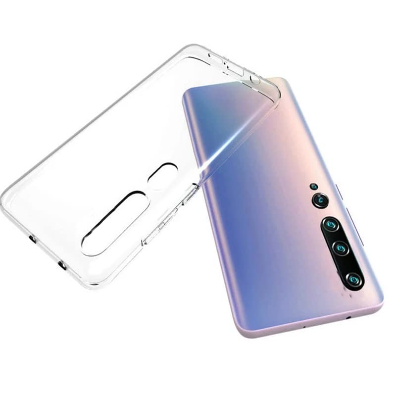 Image of Case Creation New Xiaomi Mi10 Premium Imported 0.3mm Crystal Clear Totu Silicone Transparent Flexible Soft Corner Protection with TPU Slim Back Case Color Variation Cover for Xiaomi Mi10
