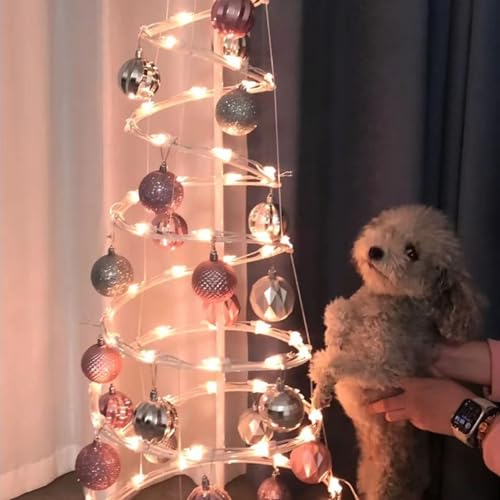 Foldable Tree Shape LED Christmas Lights Indoor Winter Wonderland Decor - image 6