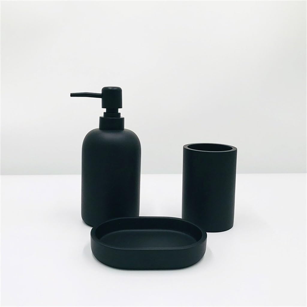Resin Bathroom Set Matte Finishing Accessories Furnishing Hotel Toiletries Kit Decoration