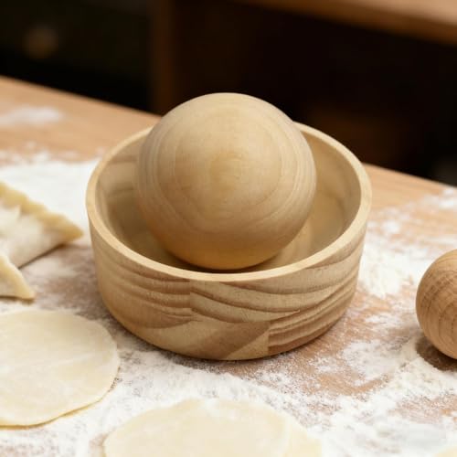 2026 Neues Knödelpresswerkzeug aus Holz, Handteigpresse, Knödelverpackungspresswerkzeug, Knödelhautmacher, vielseitig einsetzbar, zum Zubereiten von Kuchen, Ravioli und Fleischpasteten zu Hause.