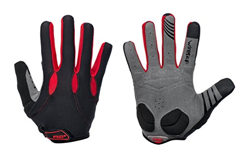 Relax R2 Guantes Calientes De Ciclismo De Invierno Pro Gel Pantalla Táctil con Dedos Completos Cortavientos e Impermeable ATR17B/XL