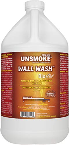 Pro Restore Unsmoke Wall Wash with BioSolv, Cleans Smoke Damaged Hard Surfaces, Removes