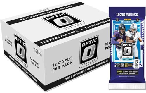 2025 Panini Donruss Optic Football Trading Cards Fat Pack Box