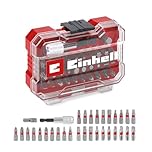 Original Einhell XS-CASE 32-piece bit set (25 mm bits, 60 mm quick-change bit holder, adapter with hex to 1/4" drive incl. storage box)