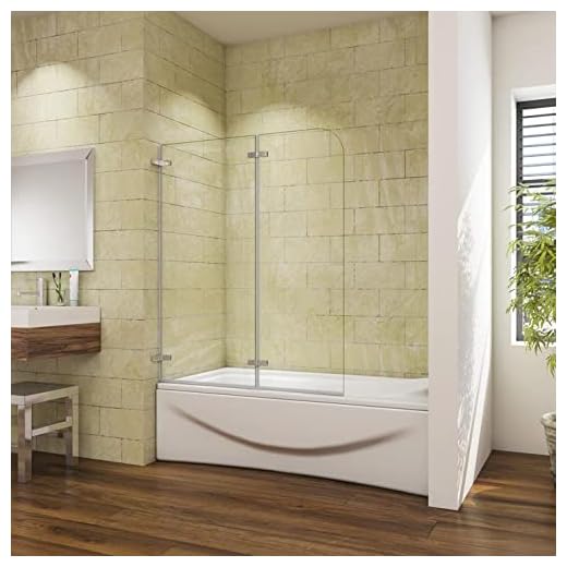 120x140cm Mamparas/pantalla para bañera biombo baño plegable de Aica