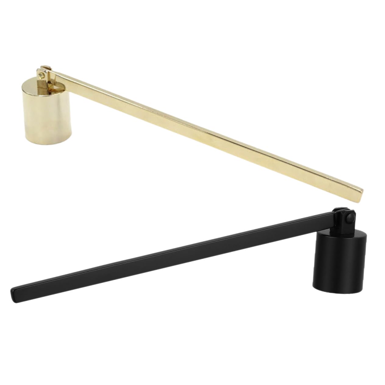 Unomor 2 Pcs Stainless Steel Candle Extinguisher Long Handle Snuffer Tools for Extinguishing Modern Decorative Candle Accessories