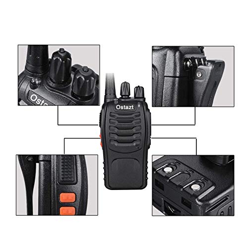 Walkie Talkies Professionali Ricaricabil Lunga