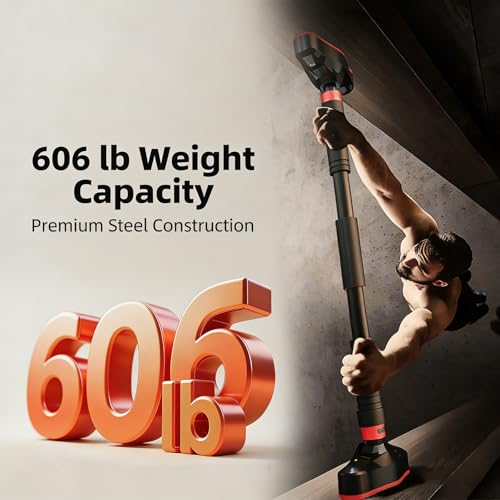 Image of Adjustable Doorway Pull-Up Bar for Home Gym, Multi-Position Chin-Up & Pull-Up Bar for Upper Body Workouts