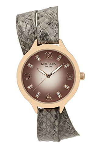 Mike Ellis New York Reloj analógico para Mujer de Cuarzo con Correa en Piel SL3142F1