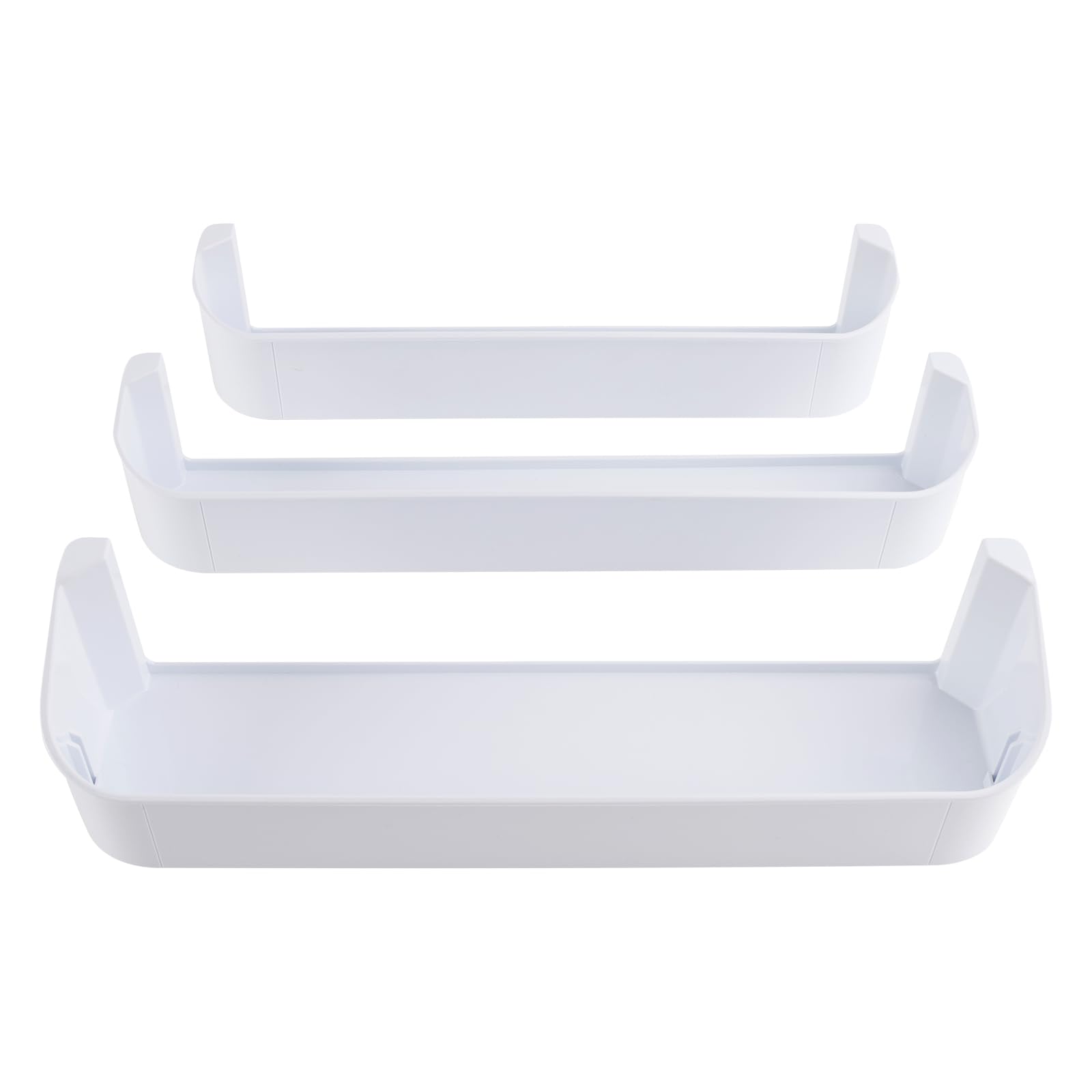 Türfach Set Ersatz für Dometic RM2652 RM2553 RM2852 RM4873 Kühlschrank – 3er-Set Kühlschrank Türablage & Gefrierfach Regal Weiß Robustes Kunststoff Türfach Kit Kompatibel mit DM2652 RGE400 RM1282