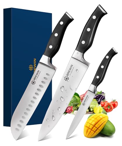 Brewin Professional Kitchen Knives, 3PC...