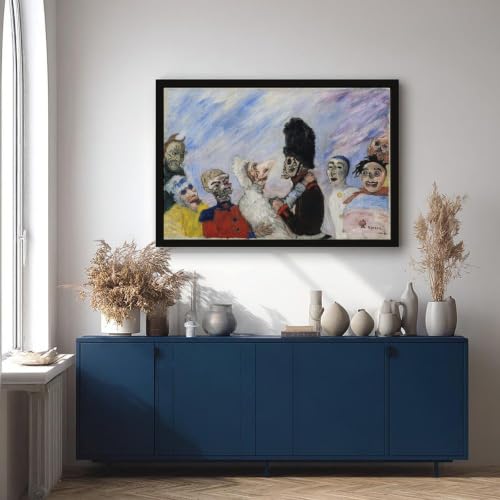 Impression sur toile James Ensor haut de gamme 50,8 x 76,2 cm