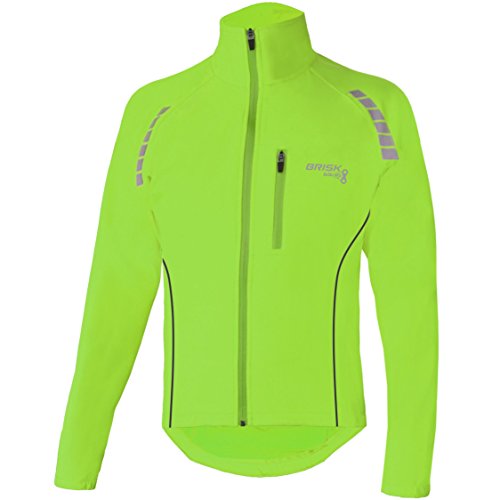 Chaqueta ciclismo térmica Brisk Bike verde XL miniatura 3