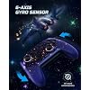 VOYEE Switch Controller, LED Star Wireless Pro Controllers Compatible with Switch/Lite/OLED, Multi-Platform Windows PC with 9 Colors Colorful RGB Lights/Programmable/Vibration/Turbo/Wakeup