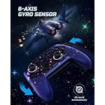 VOYEE Switch Controller, LED Star Wireless Pro Controllers Compatible with Lite/OLED, Multi-Platform Windows PC with 9 Colors Colorful RGB Lights/Programmable/Vibration/Turbo/Wakeup - Image 5