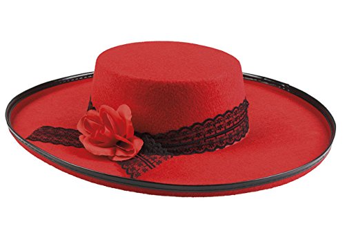 Chapeau Señorita Boland 04268 de soirée espagnole, coiffe festive pour femme
