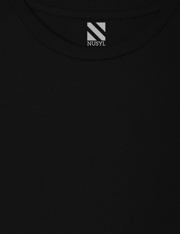 Image of Nusyl Girls Half Sleeves Black Lovely Printed T-shirt-NUGCTSH0076