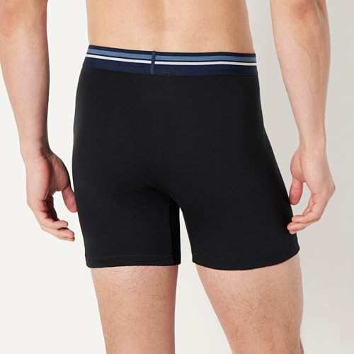 Image of Amazon Essentials Men's Breathable Cotton Boxer Briefs, Tag-Free, Pack of 5