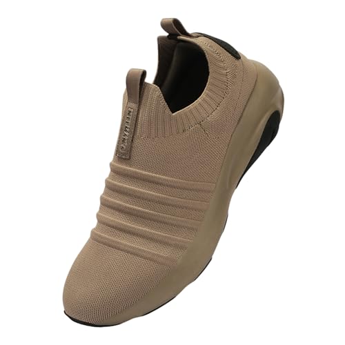 Image of Neeman's Unisex Begin Walk 'Breeze' Slip Ons Shoes | Breathable Knit Upper with Cushioned Insole & Supportive Midsole for Everyday Comfort