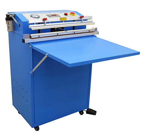 TECHTONGDA Vacuum Sealer Machine Commercial Air Inflating Deflation 23.6inch Sealing Length Blue