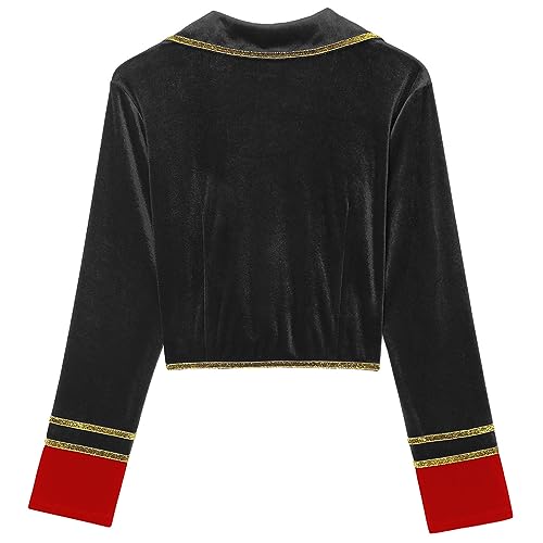 Women Circus Ringmaster Showman Jacket Coat Halloween Performance Ringleader Outerwear4