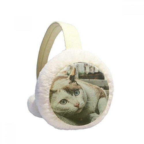 Orejeras de invierno de gato plegables y ajustables con felpa unisex
