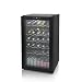 Swan 34 Bottle Glass Fronted Wine Cooler, LED Display, 80L Capacity, Black, SR12040BN