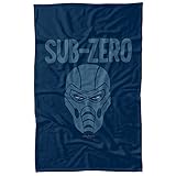 LOGOVISION Mortal Kombat 9 Blanket, 36'x58' Sub-Zero Fleece Blanket