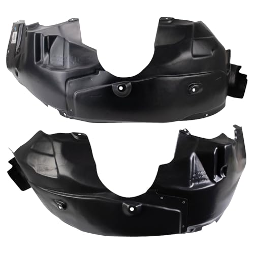 Image of TRQ Front Inner Fender Liner Set Compatible with 2008-2010 Dodge Avenger CH1248132 CH1249132