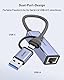BENFEI USB-C auf Ethernet Adapter, USB 3.0 auf RJ45 Gigabit LAN (1000Mbps) Netzwerkadapter , kompatibel mit MacBook/Pro/Air, Surface Pro, Windows 11/10/8/7, Mac OS