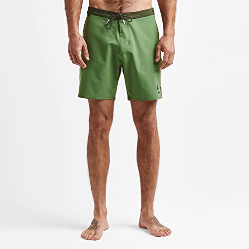 Roark Men's Chiller 17" Boardshorts, Mixtape Jungle Green, 363