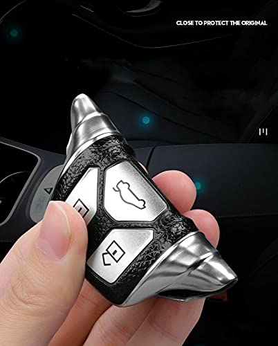 MAX CARBON® Custodia protettiva per chiavi Audi in...